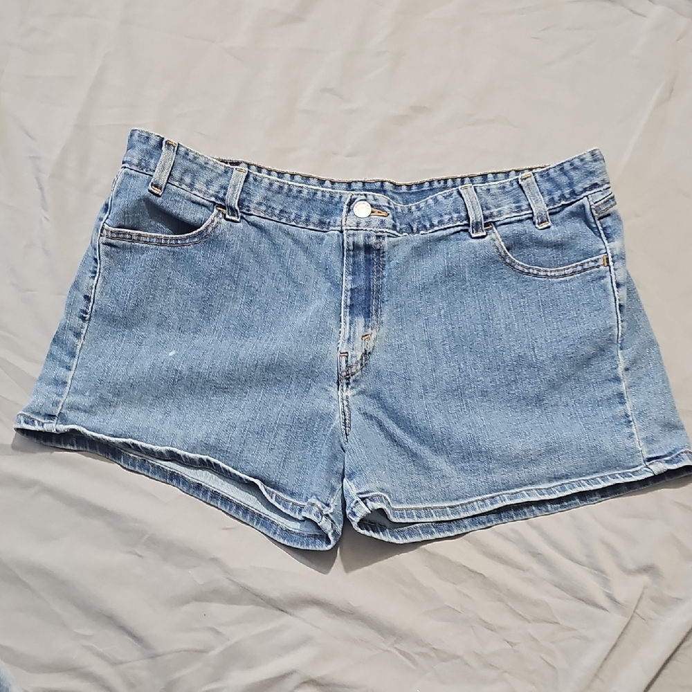 Levi's Denim Blue Women's Shorts Sz 17 Jr.